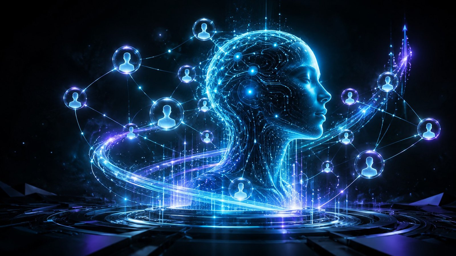 Futuristic AI referral network